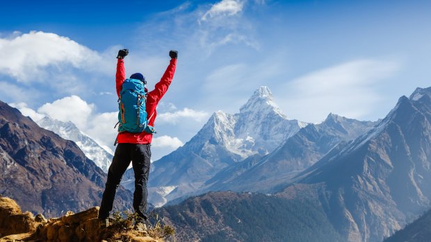 A trek to Everest base camp is an increasingly popular choice for travellers celebrating milestone birthdays. 