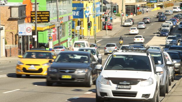 Choked: Former premier Nick Greiner says Parramatta Road should remain the focus of the WestConnex project.