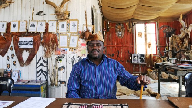 A restaurant owner in Mondesa, Swakopmund.