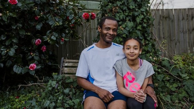 Daniel Myles-Abadoo and his 11-year-old daughter Ava, will be doing The Canberra Times Fun Run together this year.
