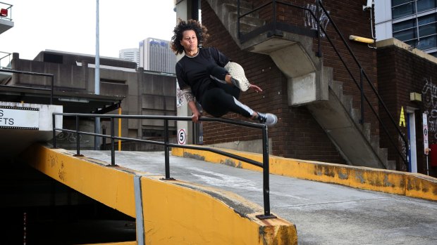 TEDx Sydney speaker Karen Palmer says parkour taught her how to overcome fear.
