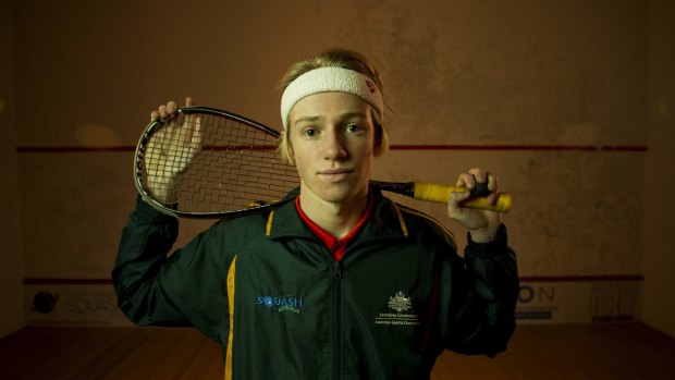 ACT No.1 junior squash player Peter Nuttall is ready to represent the territory at Australia's Junior Championships.