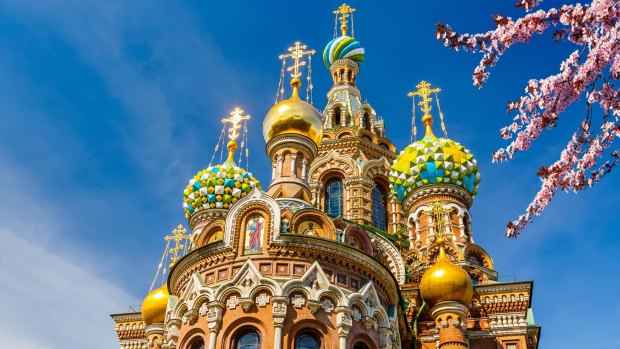 Church of the Savior on Spilled Blood in St. Petersburg, Russia 