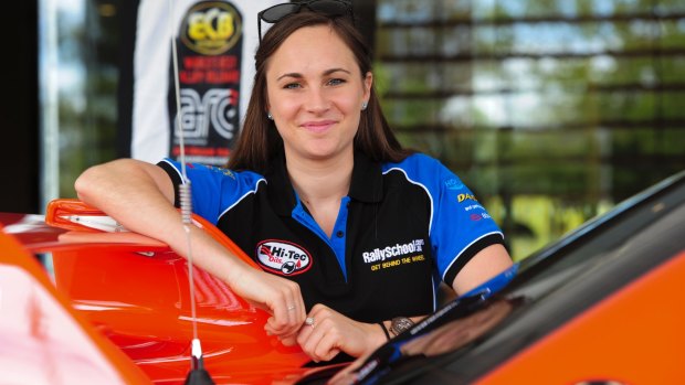 Canberra driver Molly Taylor is second in the Australian Rally Championship after the opening round in WA.