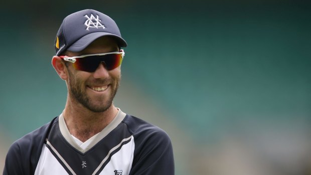 Dark to light blue?: Glenn Maxwell could be on the move to NSW following his comments about batting below Matthew Wade.