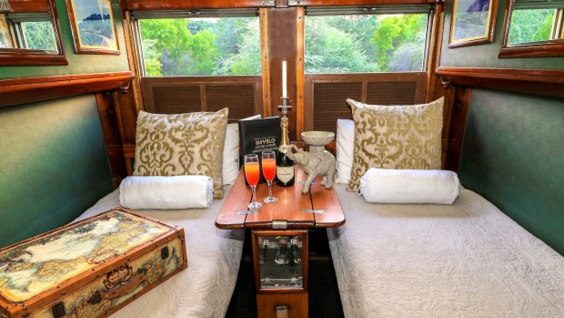 A cabin on the 24-passenger Stimela Star.