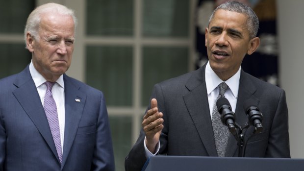 President Barack Obama appears to be considering whether Vice-President Joe Biden offers the best chance of his legacy continuing.