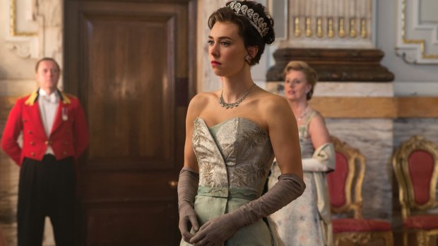 Vanessa Kirby's Margaret must carry the burden of a broken promise in <i>The Crown</I>.