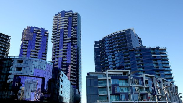 Apartment blocks at the Docklands precinct. Docklands is being developed, mostly by private sector investment, with waterfront restaurants, shops, apartments, offices, businesses, technology centres, marinas, parks and public art. 