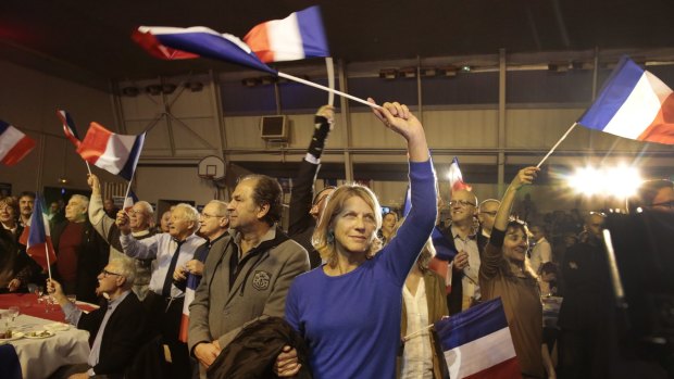 Supporters of Marion Marechal-Le Pen, vice-president of the National Front, in Avignon last weekend.