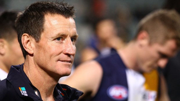 Back to coaching? John Worsfold in charge of West Coast in 2013.