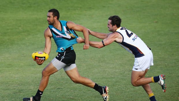 Brant Colledge (right) wants to leave the Eagles.