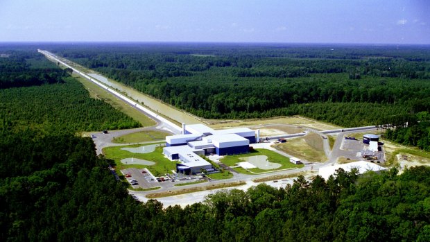 The LIGO interferometer in Livingston, Louisiana.