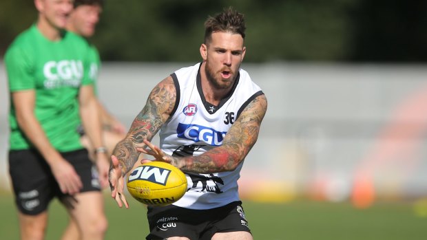 Dane Swan is looking to bounce back after a poor season.