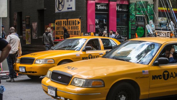 Inner-city streets of Brisbane were transformed into New York City for the film.