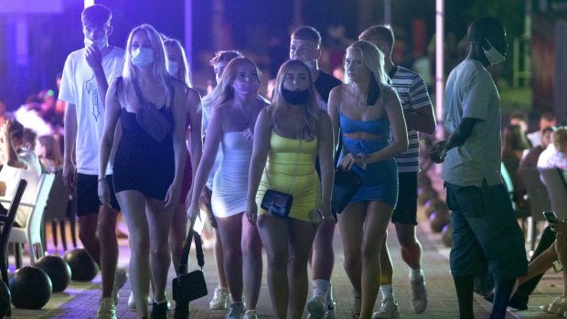 A crackdown in the resort town of Magaluf has aimed to curb the hard partying the destination is known for.