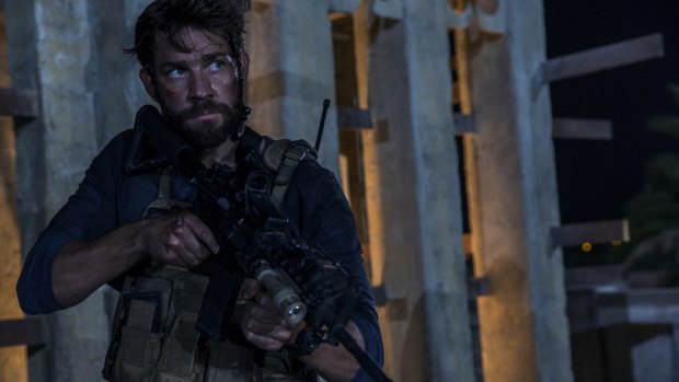 John Krasinski plays Jack Silva in <i>13 Hours: The Secret Soldiers of Benghazi.</i>