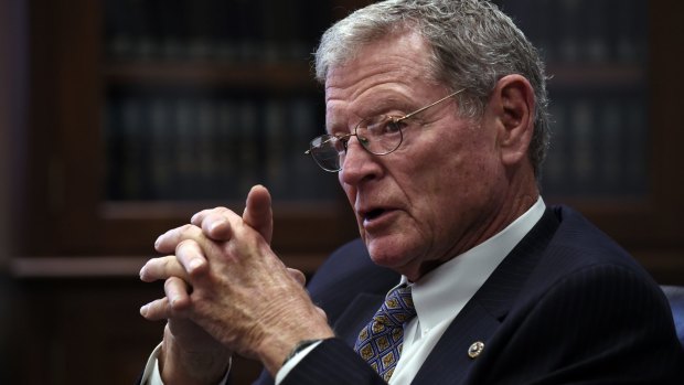 "James Mountain Inhofe is a character, an outrageous version of himself, an invention perhaps, but a character of the sort you might find in a carnival or sideshow alley."
