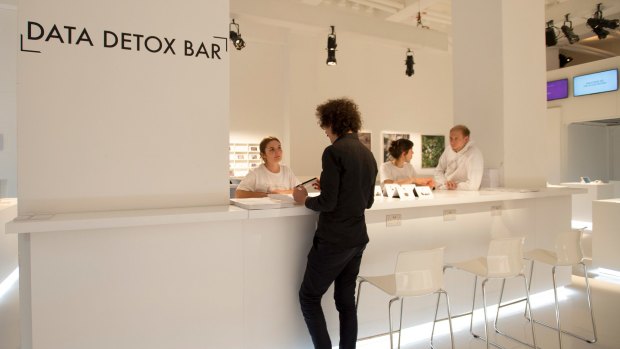 All too much? Head to the Data Detox Bar.