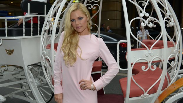 Distress ... Sophie Monk was reported assaulted while filming.
