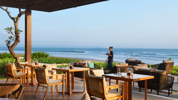 SeaSalt, at five-star resort Alila Seminyak, offers at beach terrace.