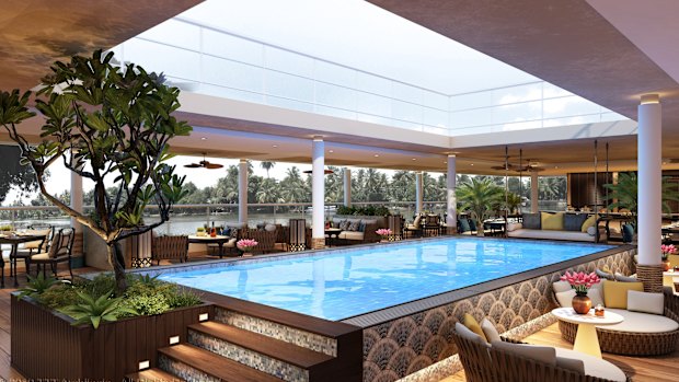 APT's  Mekong Serenity which will cruise through Vietnam and Cambodia.