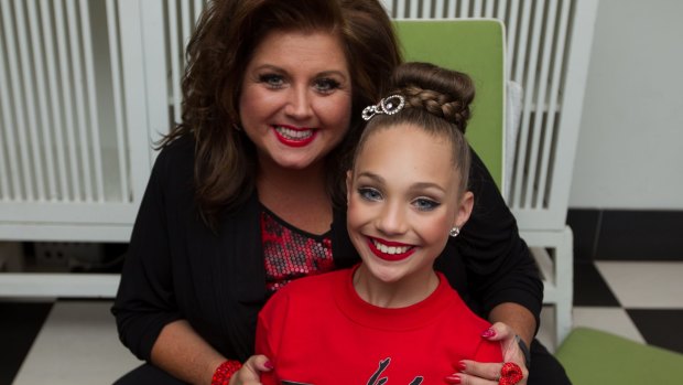 Dance Moms' Abby Lee Miller and Maddie Ziegler in 2014.