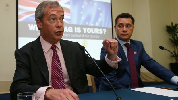 Nigel Farage, left, warns that 'establishment' forces are aligning to undermine the result of the EU referendum.