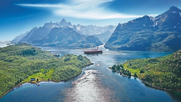 Sailing Trollfjorden in Norway with 50 Degrees North.