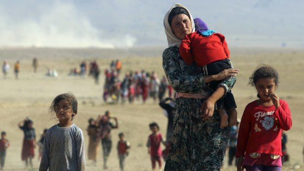 Tens of thousands of Yazidis and Christians have fled for their lives after IS declared a caliphate in parts of Iraq and Syria.