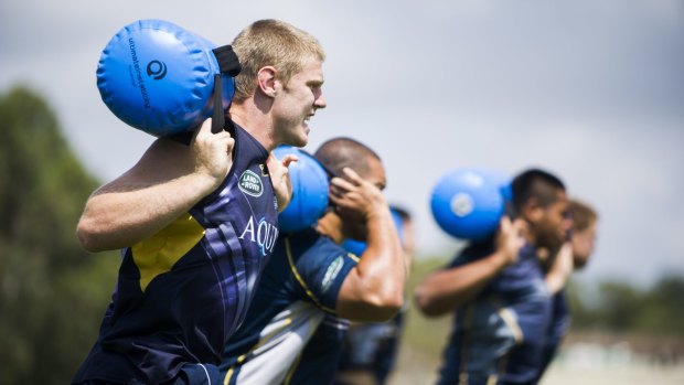 Lock Tom Staniforth signed a new deal with the Brumbies this week.