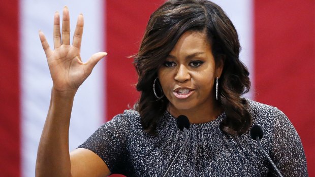 Positive role model: Michelle Obama.