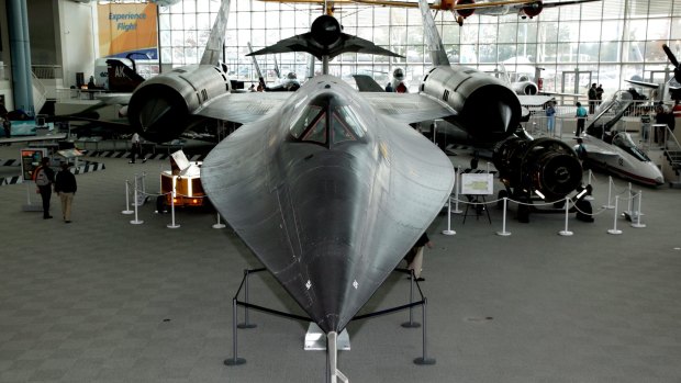 The last remaining Lockheed Blackbird M-21 "Mothership".