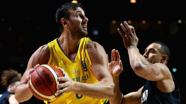 Time is right: Andrew Bogut believes the Boomers can finally win an Olympic medal in Rio. 