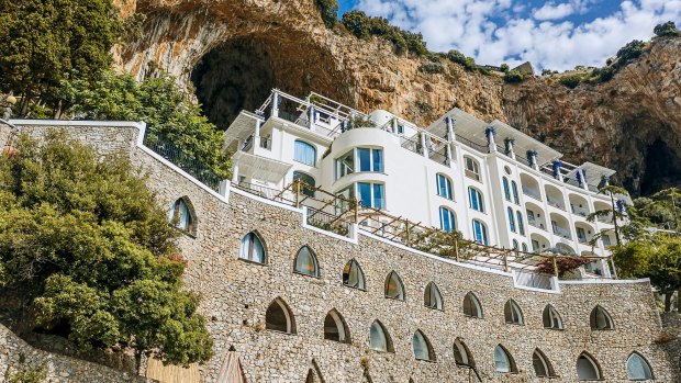 The Borgo Santandrea is a stunning cliffside retreat, a five-star property perched high above the Tyrrhenian Sea between Amalfi and Positano, Italy