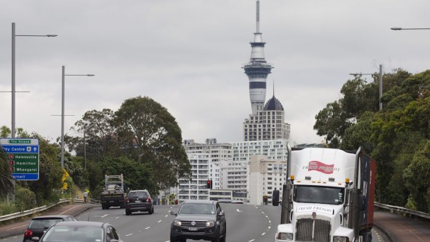 Getting crowded: Auckland, New Zealand