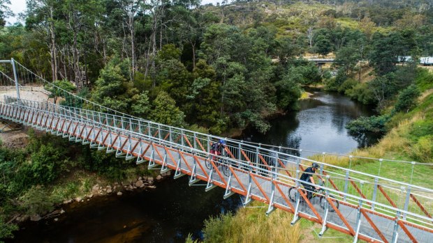 The Blue Derby Trail Network draws more than 30,000 mountain biking enthusiasts each year. 