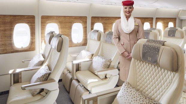 Emirates' new premium economy seats are now available on some of its flights from Sydney and Melbourne.
