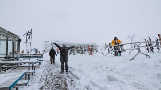 Perisher received about 50 centimetres of snow this week.