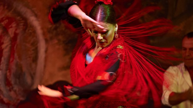 Flamenco dance in Seville.