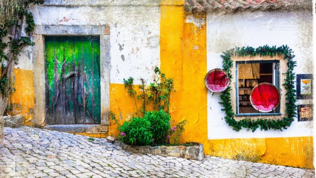 The old streets of Obidos.