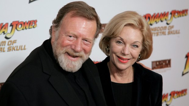 Cleo's first centrefold Jack Thompson and Ita Buttrose who founded and edited the magazine.