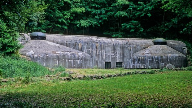 The Maginot Line in Alsace, France.