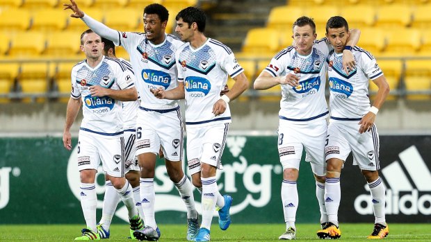 Fighting fit: Melbourne Victory head to Brisbane with a team loaded with talent. 