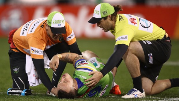 The Canberra Raiders insist they will still name Josh Hodgson in their team on Tuesday despite the fact he is struggling with an ankle injury.