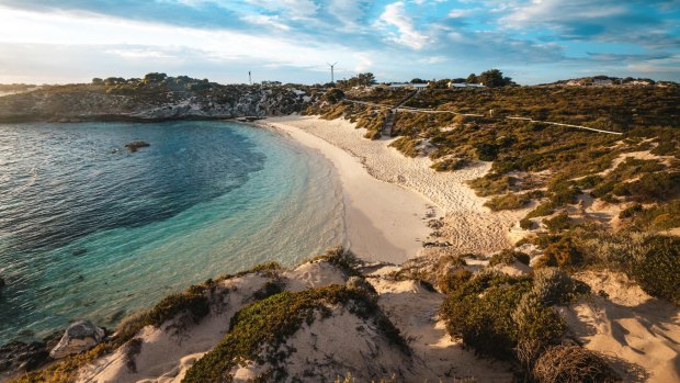 Sunrise at Fays Bay, Rottnest Island.