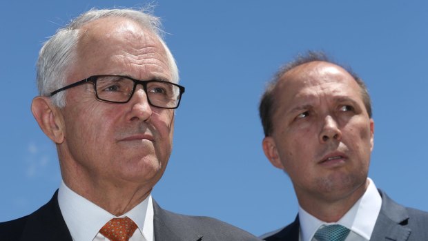Malcolm Turnbull and Peter Dutton have come under fire from Bill Shorten over 457 visas. 