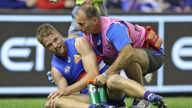 Jake Stringer's night was curtailed by injury