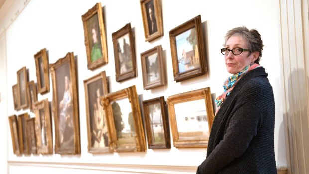 Saved: chair of the Castlemaine Art Gallery board, Jan Savage, earlier this year.
