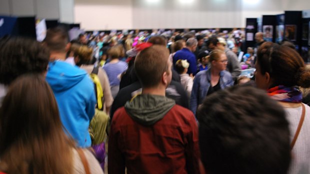 The crowd at Supanova.